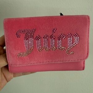 Juicy Couture Pink Velvet Wallet
